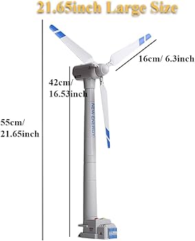 Amazon.com: NEXTAKE Wind Turbine Model, 21.65 Inch Large Size Amazon.com: NEXTAKE Wind Turbine Model, 21.65 Inch Large Size